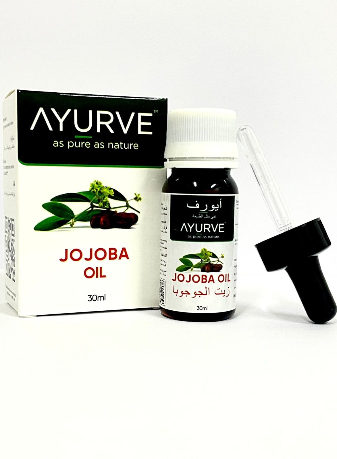 Pure Jojoba Oil 30ml – 100% Natural Oil for Skin, Hair & Moisturizing Care
