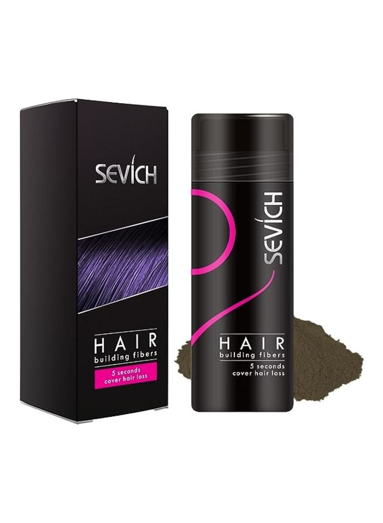Hair Building Fibers with 5-Seconds Cover Hair Loss Dark Brown 25grams