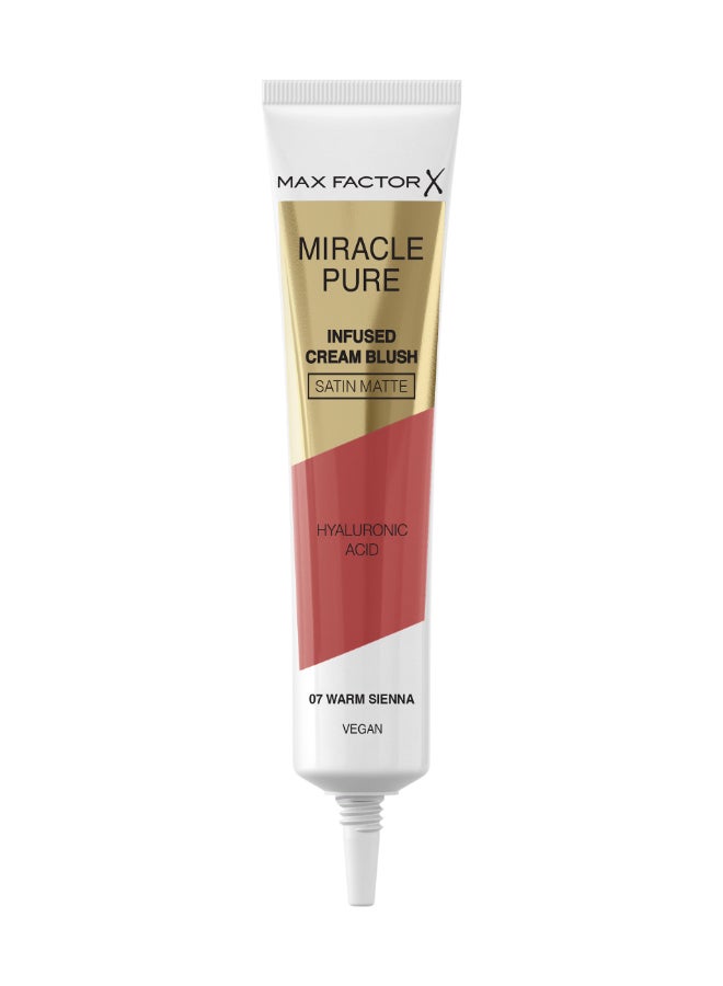 Miracle Pure Cream Infused Blush - Warm Sienna, 15ml