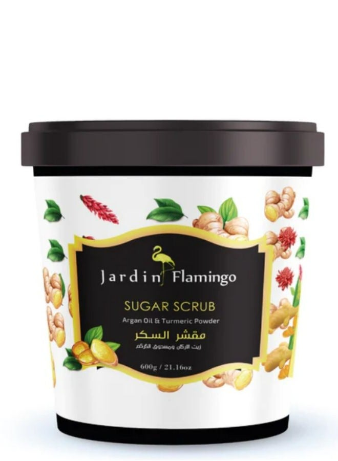 Sugar Scrub Argan Oil and Turmeric Powder 600g