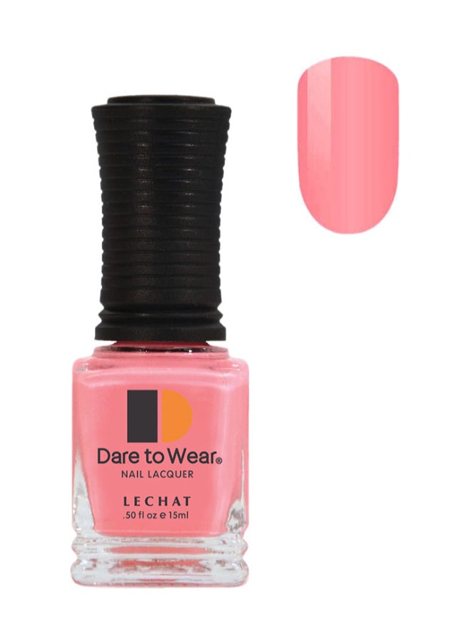 Nail Polish Super Shine Long Wear Lacquer Quick Drying Nail Color Resists Chips Fading Lasts Up To 3 Weeks Precise Application In One Stroke Nail Paint Pink Lady Dw25