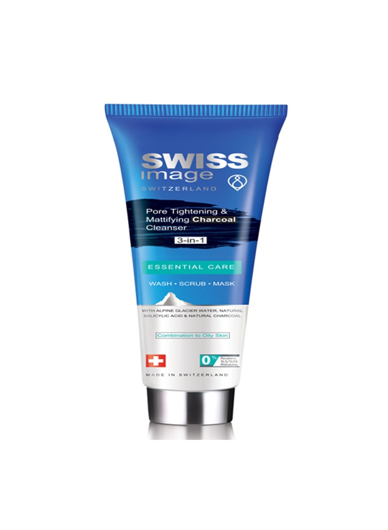 Image Essential Care Pore Tightening & Mattifying 3-In-1 Charcoal Cleanser 100Ml
