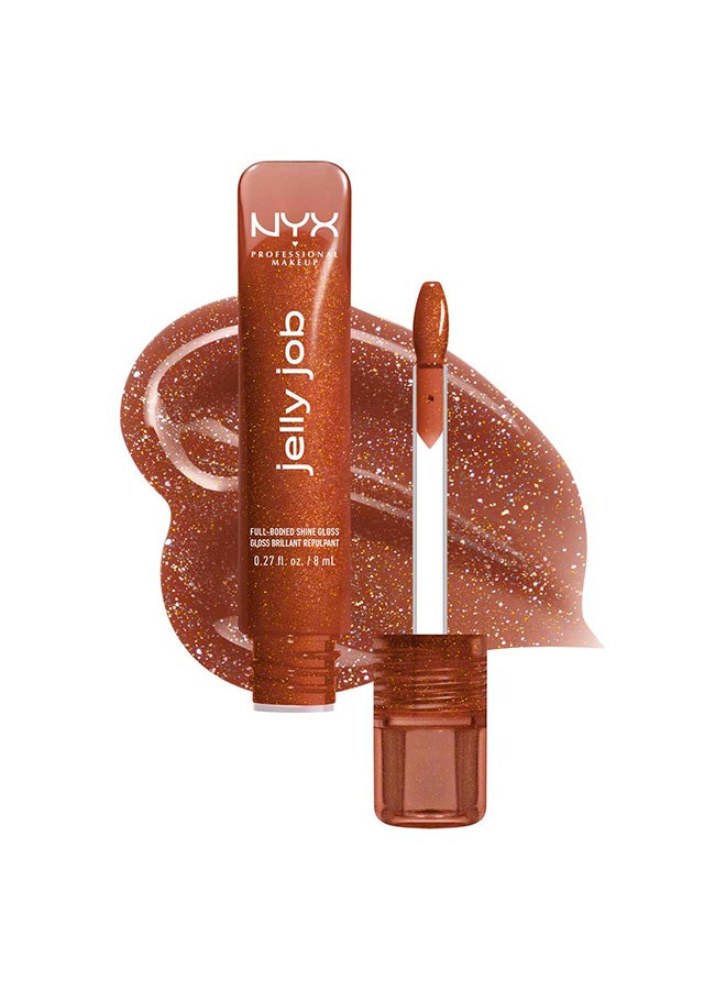 Jelly Job, Full-Bodied Shine Gloss, Lip-Smoothing Shine, Hyper-Glossy Finish, Bling Me Jelly