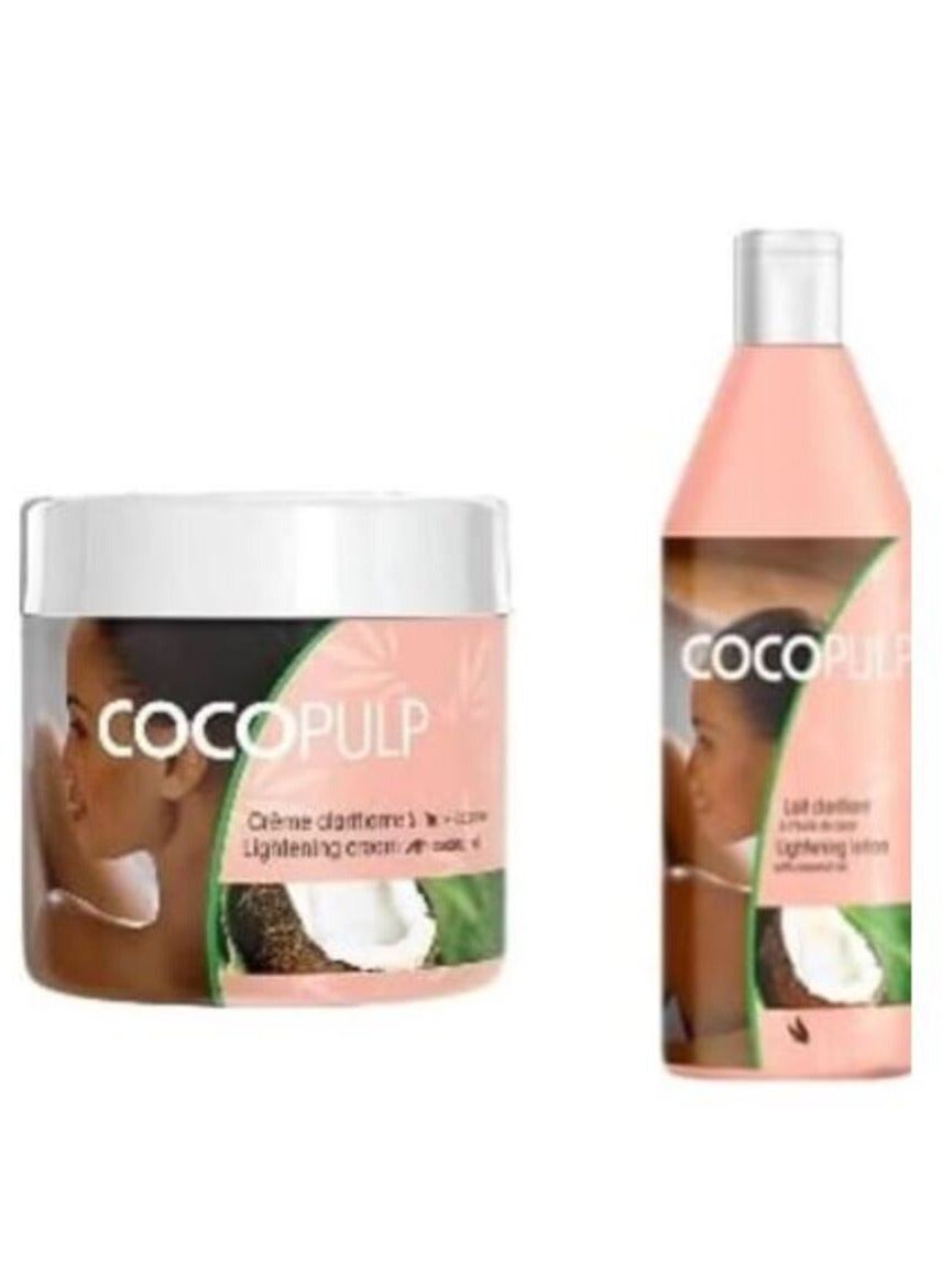 Set Lighten With Coconut Oil Lotion 500 ml + Cream300 ml