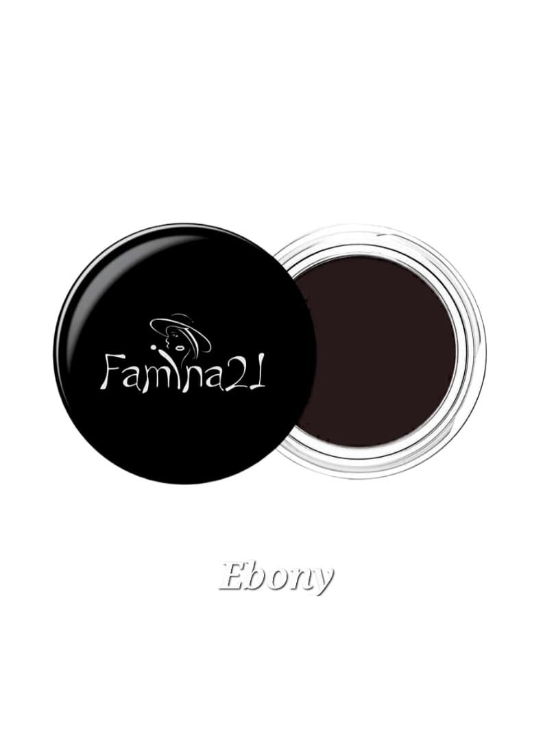 FAMINA21 Lasting Gel Eyebrow - 4g, Shade 04 | Long-Lasting Brow Gel for Defined and Natural Brows (Ebony)