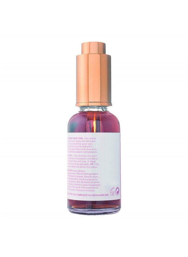 Self Tanning Drops | Add to Your Favorite Moisturizer to Make a Hydrating Gradual Tanner | Natural Looking Sunless Tanner, Vegan Friendly, Cruelty Free, 1.01 oz.