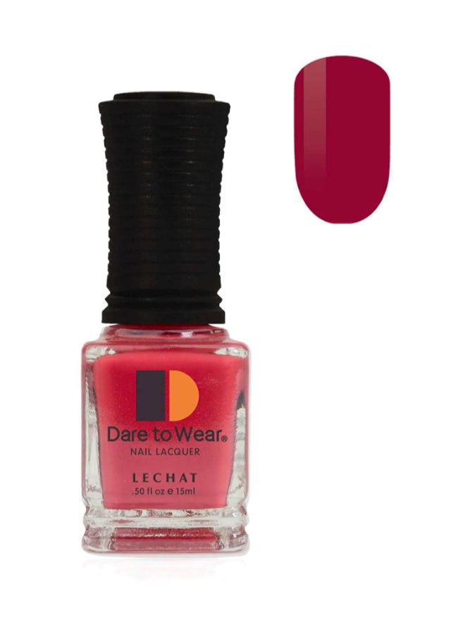Long Lasting Nail Polish Color Richdeep Red. By Lechat Nail Lacquer Painted Maple Dw238