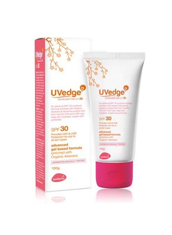 UVedge Sunscreen gel SPF 30 Enriched With Organic Aloe-Vera 100gm