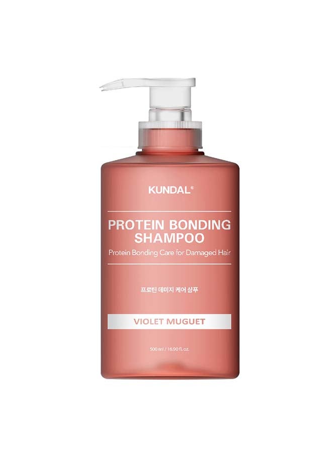 Kundal Protein Bonding  Hair Shampoo For Damaged Hair Violet Muguet 500ml