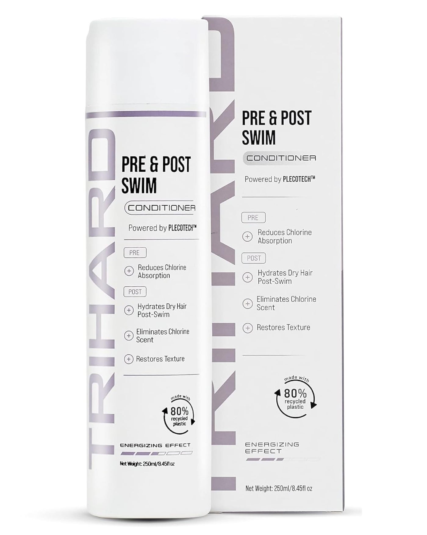 TRIHARD Chlorine Defense Swim Conditioner, Protect and Hydrate Hair from Pool and Ocean, Chlorine and Saltwater Pre and Post Swim Hair Protection, Hydrating Conditioner for Swimmers