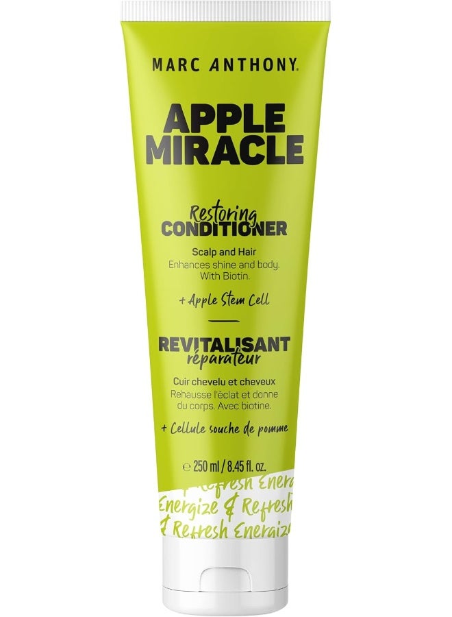 Apple Miracle Restoring Conditioner | Infused With Apple Stem Cell & Biotin | To Strengthens & Protects Your Hair | Moisturizers & Smoother Your Hair Quality | 250 Ml