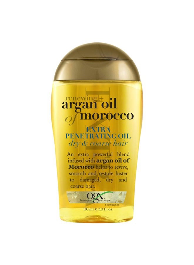 Renewing + Argan Oil of Morocco Extra Penetrating Oil 3.3 fl oz