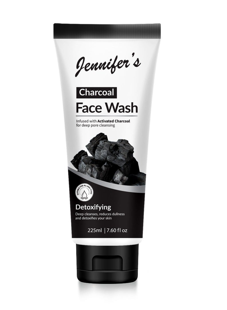 Jennifer's Face Wash Charcoal-225ml