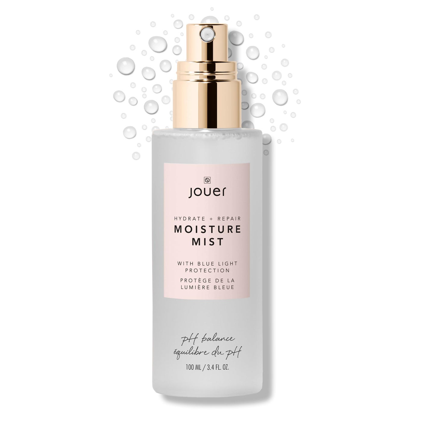 Jouer Hydrate & Repair Moisture Mist with Blue Light Protection, 100ml â€“ Hydrating Face Spray â€“ Makeup Refreshing Mist â€“ Vegan, Paraben-Free, Gluten-Free, Cruelty-Free, Talc-Free