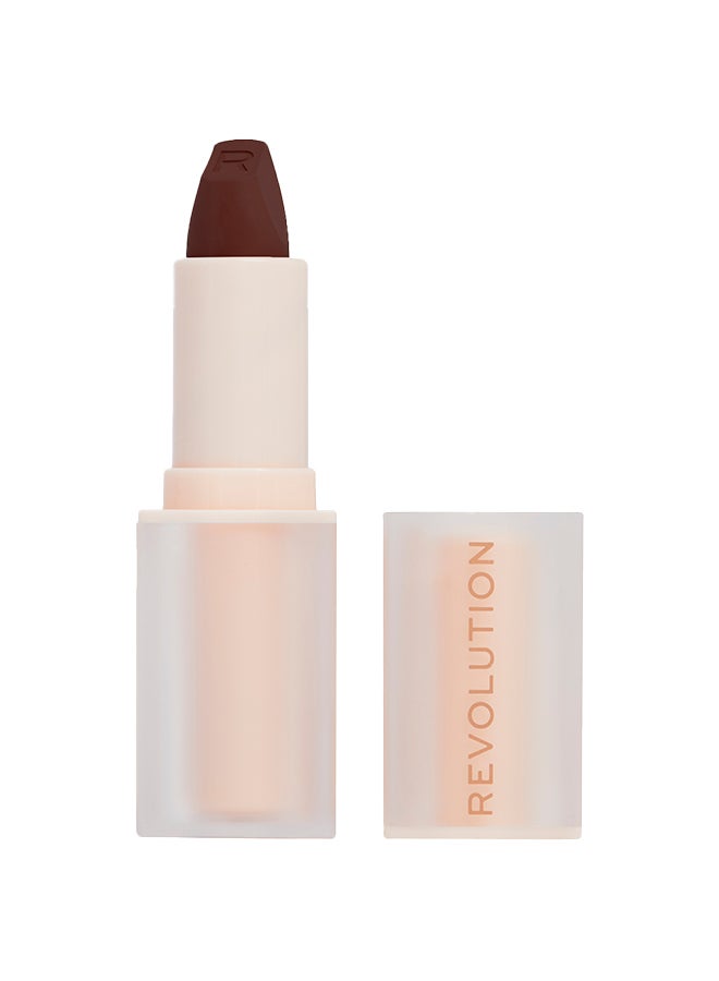 Makeup Revolution Lip Allure Soft Satin Lipstick Stiletto Brown