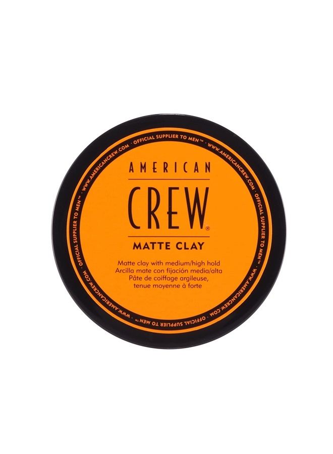 Men's Hair Matte Clay (OLD VERSION), Like Hair Gel with Medium/High Hold, 3 Oz (Pack of 1)