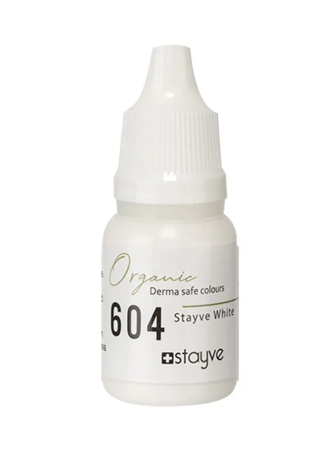 604 White Organic Correction Pigment 10ml