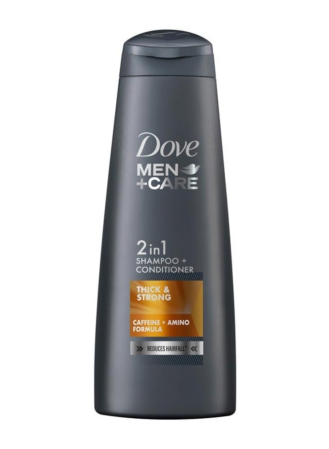 Men+Care Thick & Strong 2in1 Shampoo+Conditioner, 340 ml