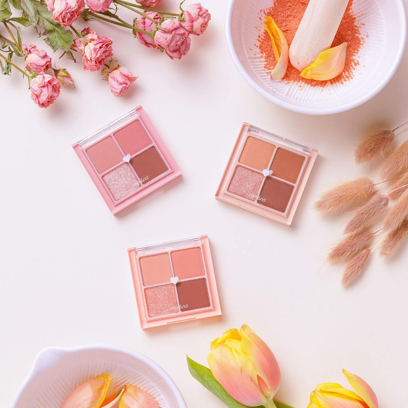 rom&nd Better Than Eyes Eyeshadow Palette - Dry Apple Blossom - image 5
