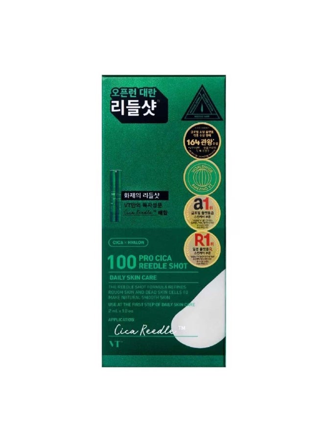 Pro Cica 100 Reedle Shot Face Serum 2ml, Pack of 10’s