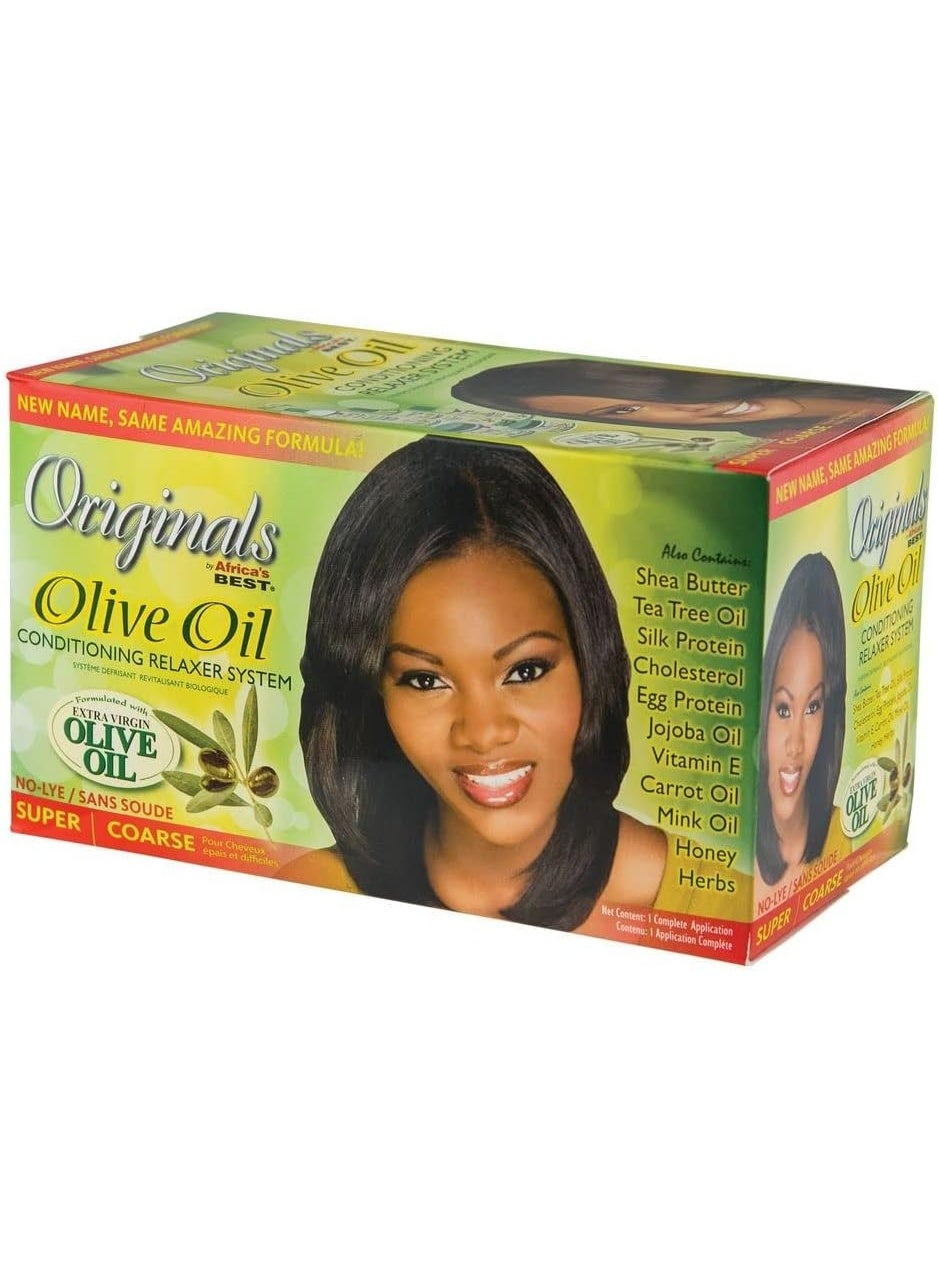 Organics Organic Conditioning Relaxer System For Coarse Resistant Hair No-Lye Super Kit