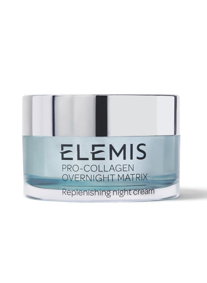 ELEMIS Pro-Collagen Overnight Matrix | Wrinkle Smoothing Night Cream Deeply Hydrates, Smoothes, Firms, and Replenishes Stressed-Looking Skin