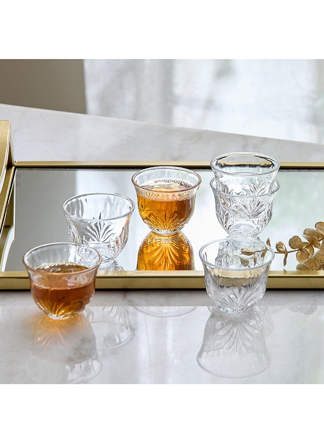 Arabia Cawa Glass Tea Cups Set for Home