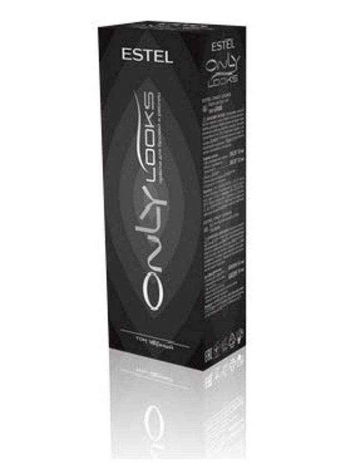 ESTEL ONLY LOOKS Professional Eyebrow Eyelash Tint Dye (Black)