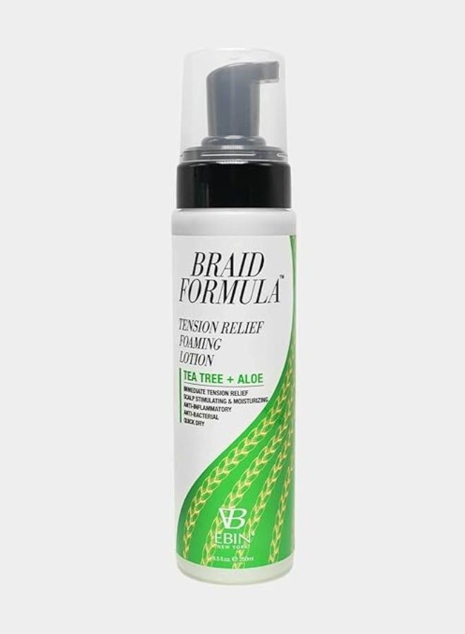 Braid Formula Tension Relief Foaming Lotion Tea tree Aloe  250ml