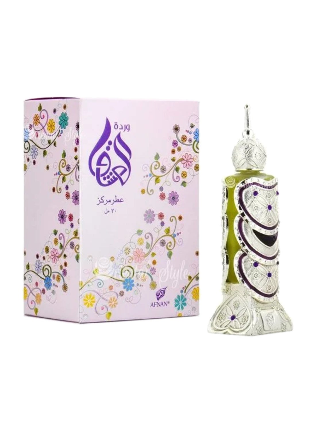 AFNAN Ward Al Usshaq Unisex Concentrated Perfume Oil, 20 ML