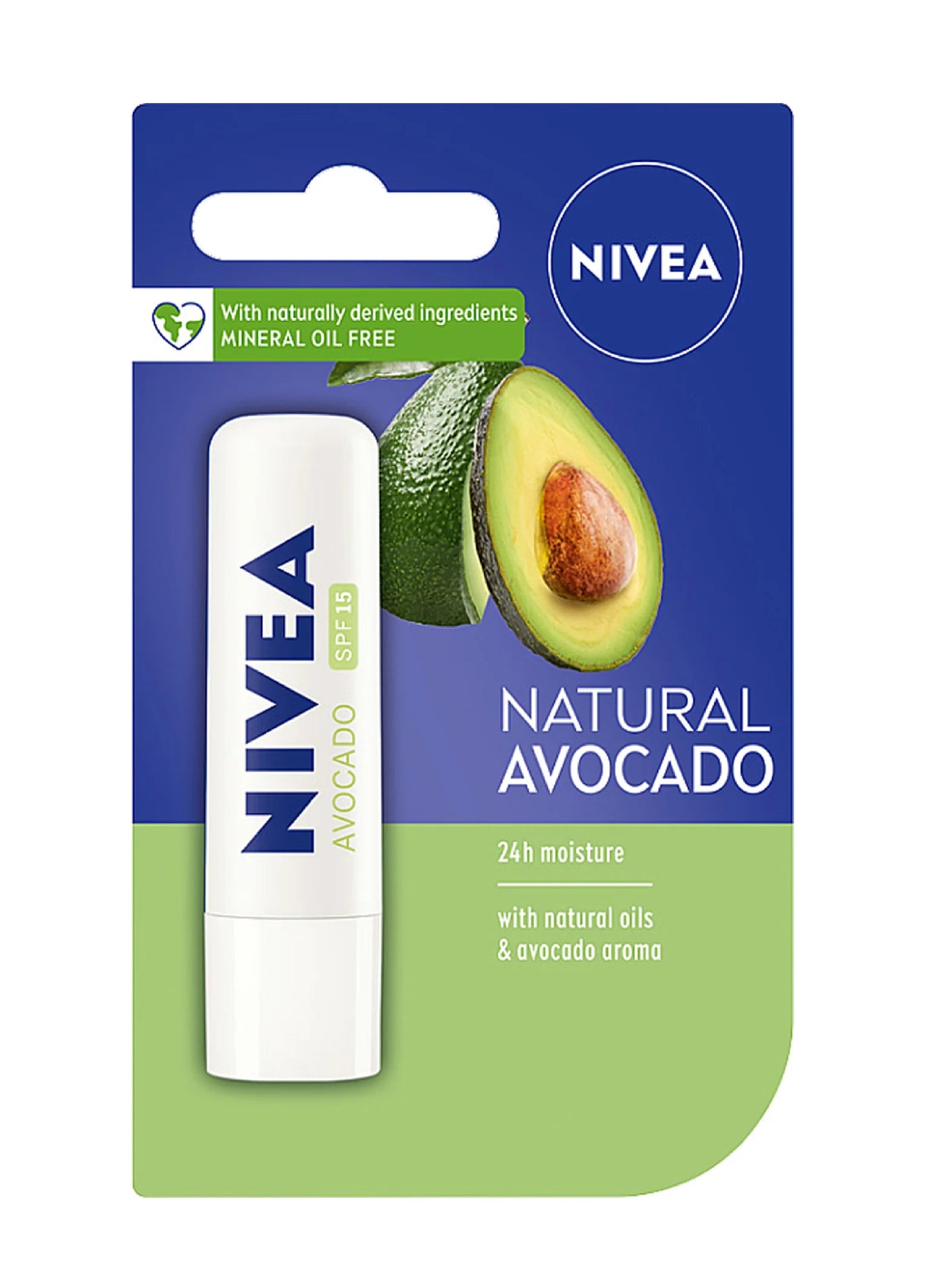 NIVEA NATURAL AVOCADO LIP BALM 4.8G