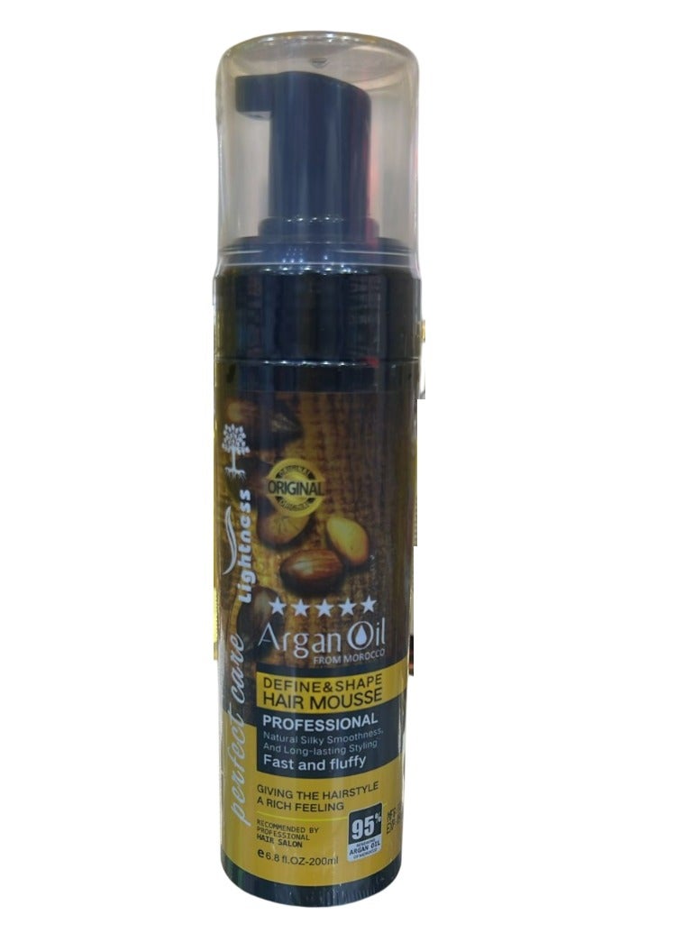 Argan Oil From Morocco Define And Shape Hair Mousse 200 ML