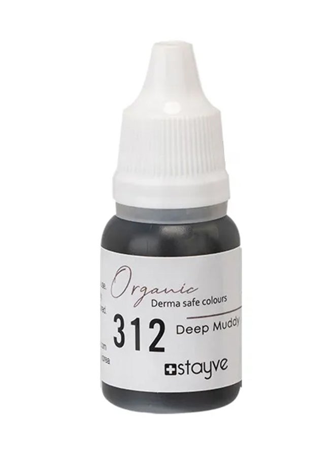 312 Deep Muddy Organic Eyebrow Pigment 10ml SDM312
