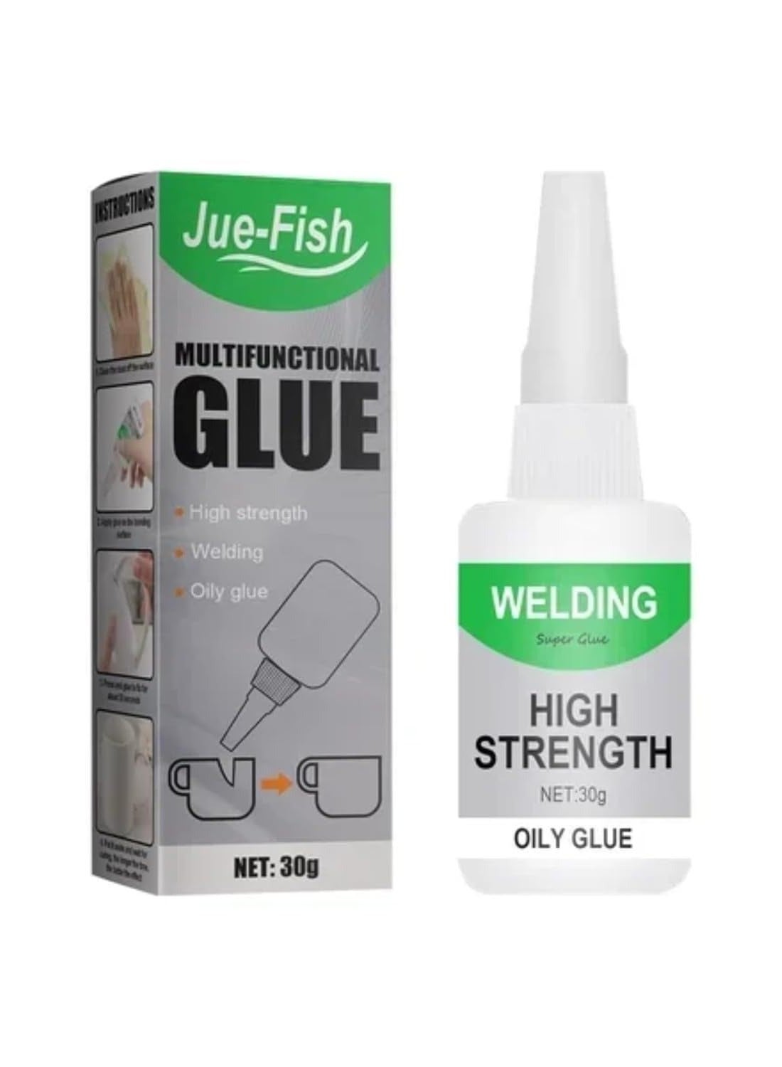 High-Strength Universal Oily Glue – Multi-Surface Super Adhesive for Ceramic, Glass, Plastic, Rubber, Wood, and Acrylic – Fast Repair DIY Solution