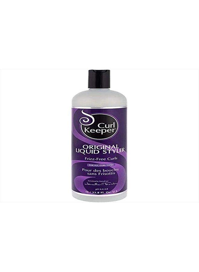 Original Liquid Styler: Total Control in All Weather Conditions for Well Defined, Frizz-Free Curls with No Product Build Up (33.8 oz)