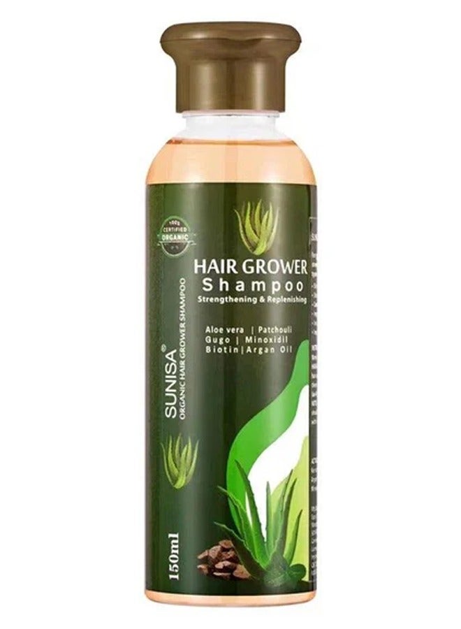 Extreme / Sunisa Aloe Vera Hair Grower Shampoo Anti Hair Loss essential Shampoo Hair Loss Thicken Hair Longer hair Hair Growth Volumize Protect Hair Repair Thinning Hair Split ends Breakage Hair Grower Revitalize Hair Grower Prestige Organic