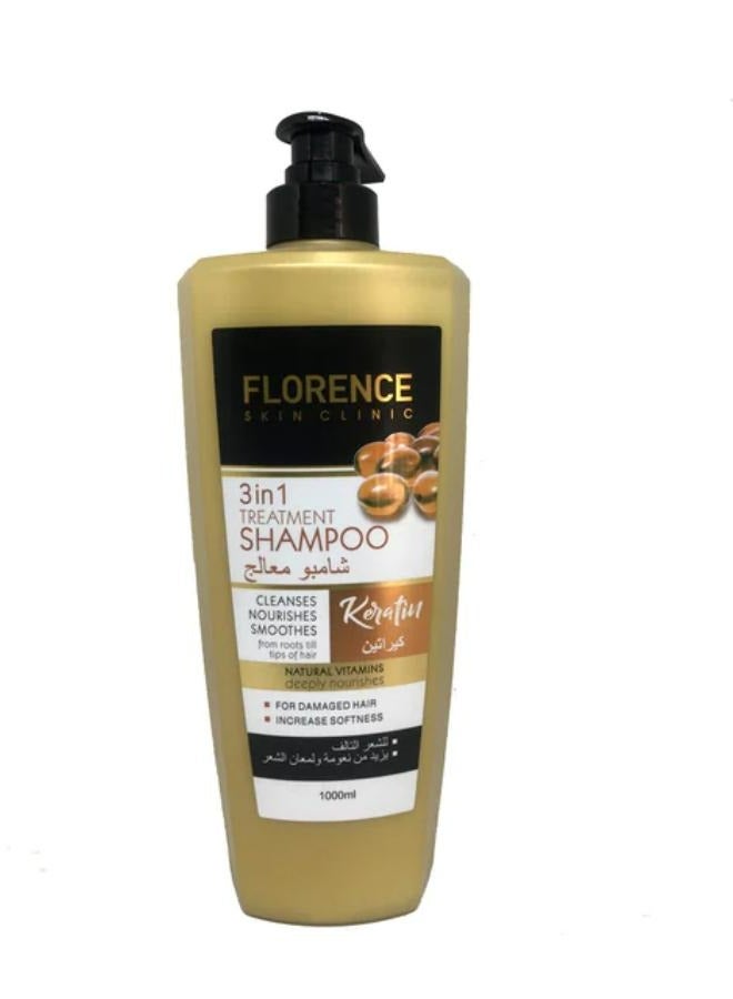 3 In 1 Treatment Shampoo Keratin 1000 ML