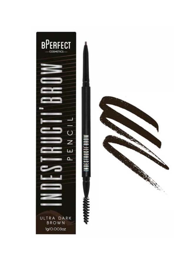Indestructi Brow Pencil, Ultra Dark Brown
